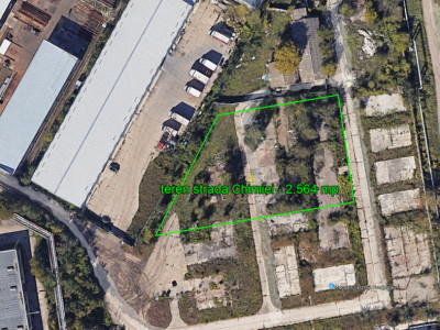 Teren industrial de vânzare-2.564 mp-strada Chimiei-acces TIR