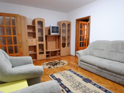 Apartament de inchiriat Bacau-ultracentral-2 camere-mobilat si utilat complet