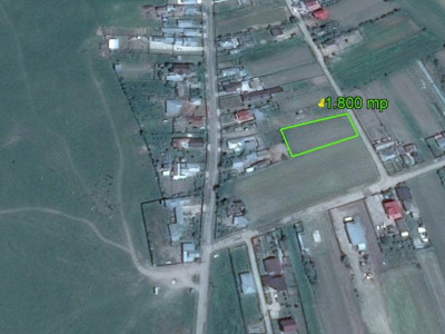 Schineni - Săucești - teren 1.800 mp - deschidere 25 m